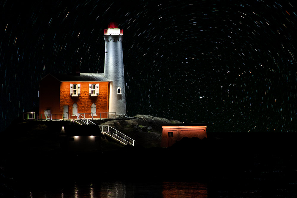 Night Light is a digital photographic collage artwork by Kelly Irving